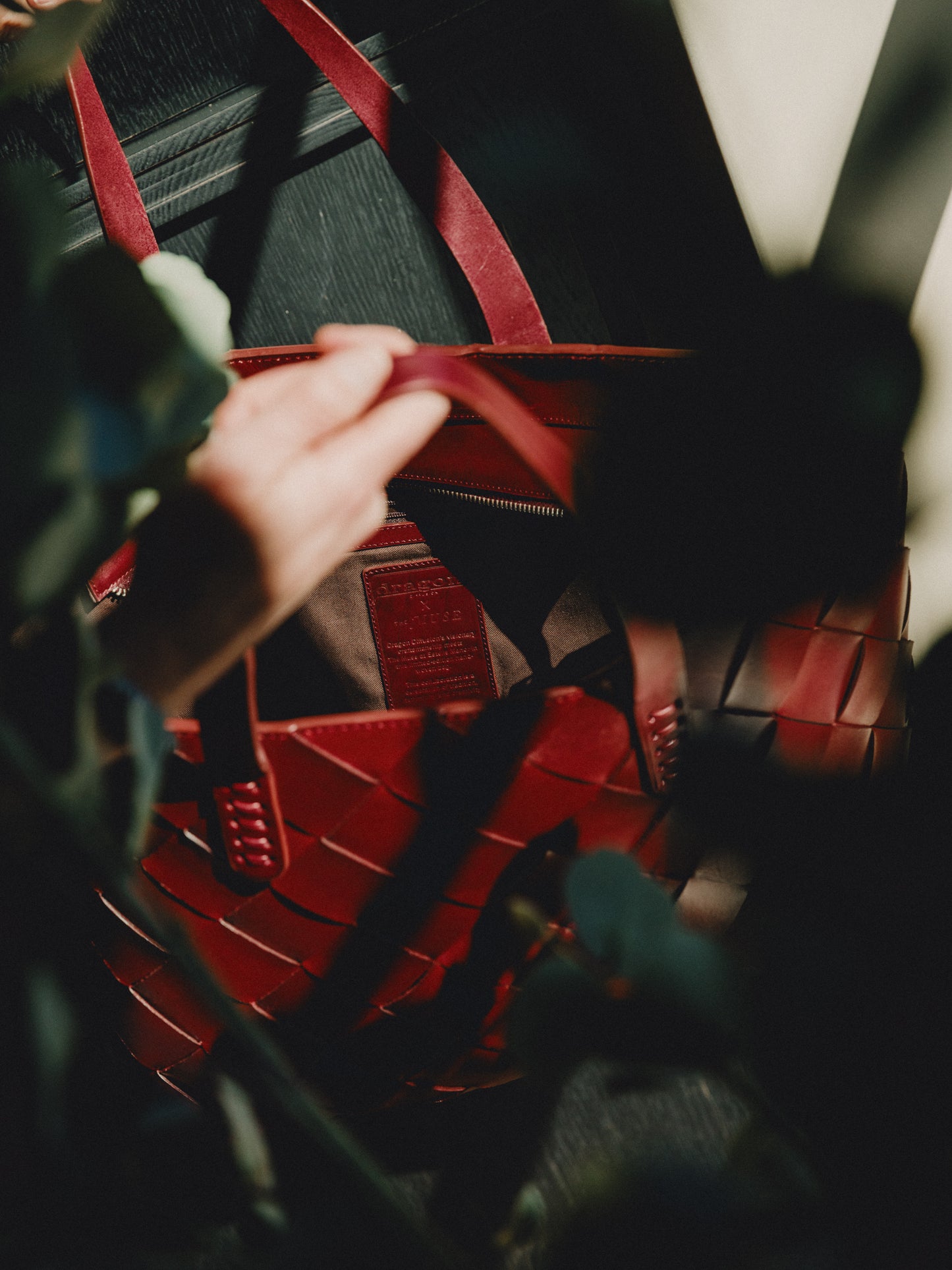 Dragon Diffusion x The Muse Diagonal Basket Tote