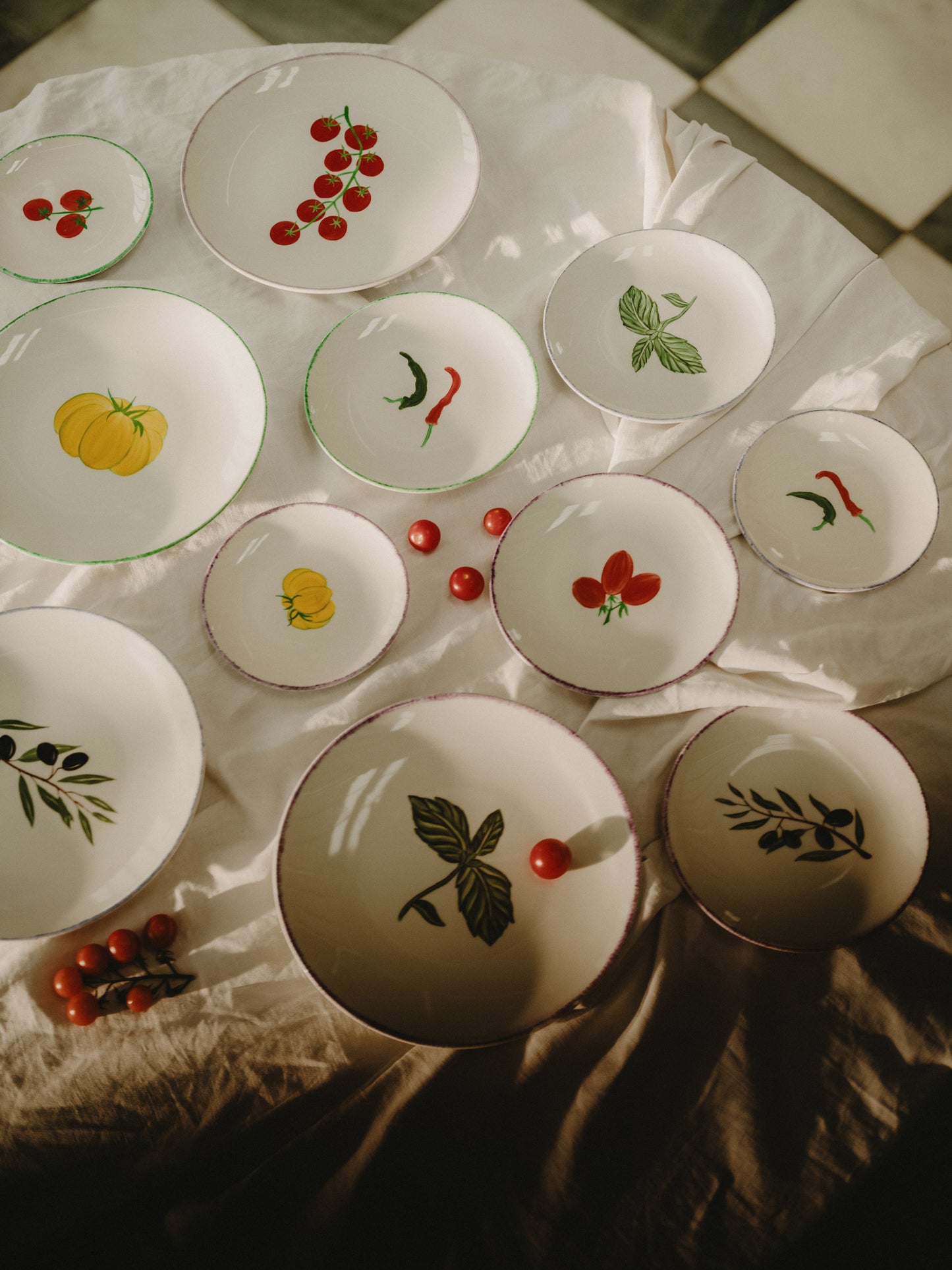 Italian Dining Plates – Set of 4