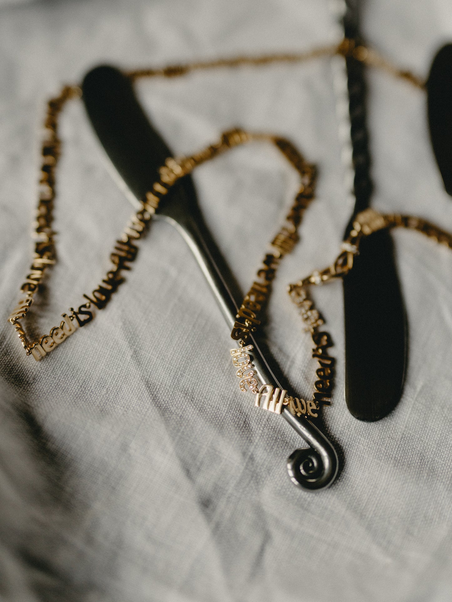 All We Need Is Love Chain Necklace