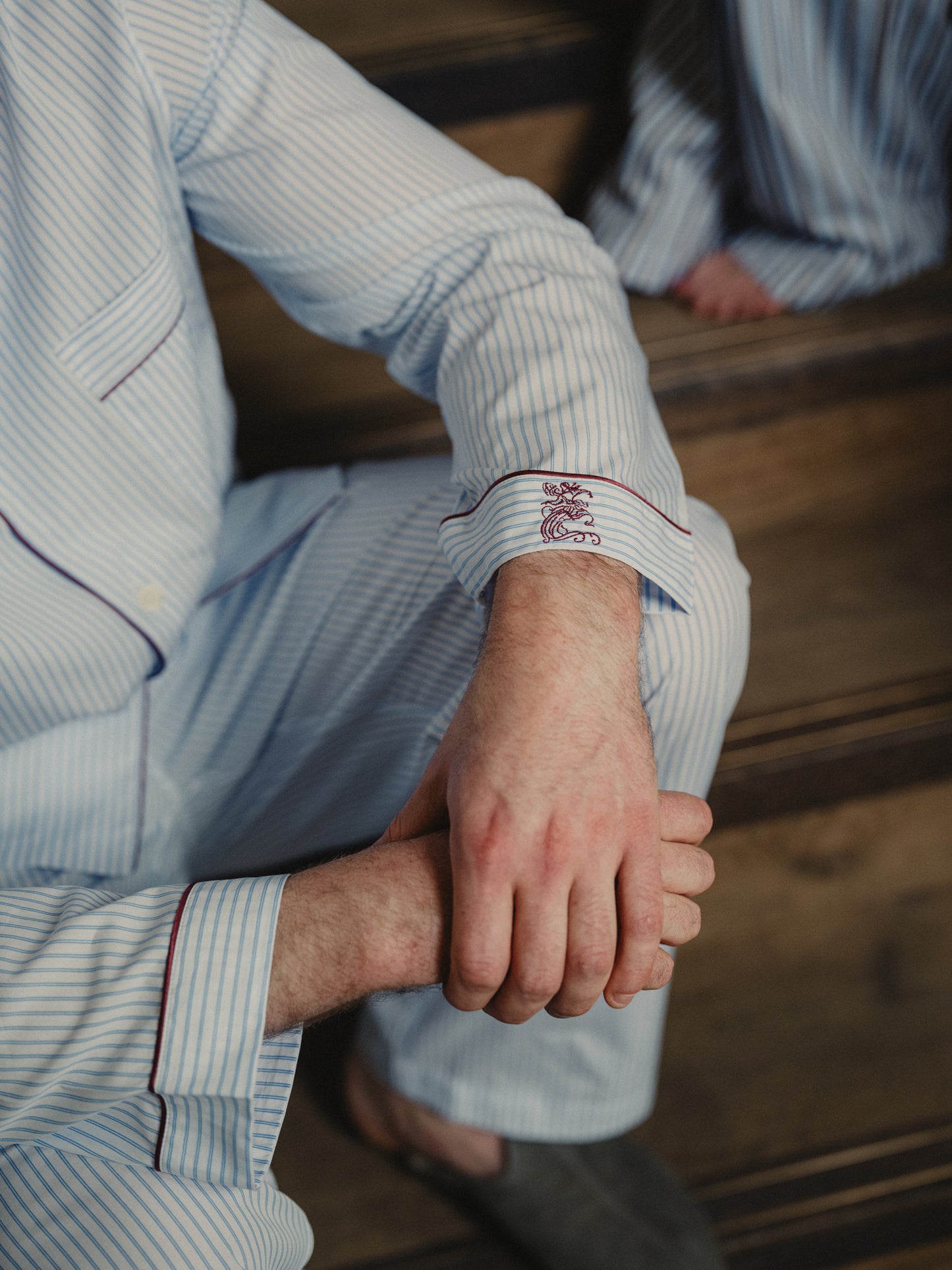 Sky Blue Stripe Pyjamas