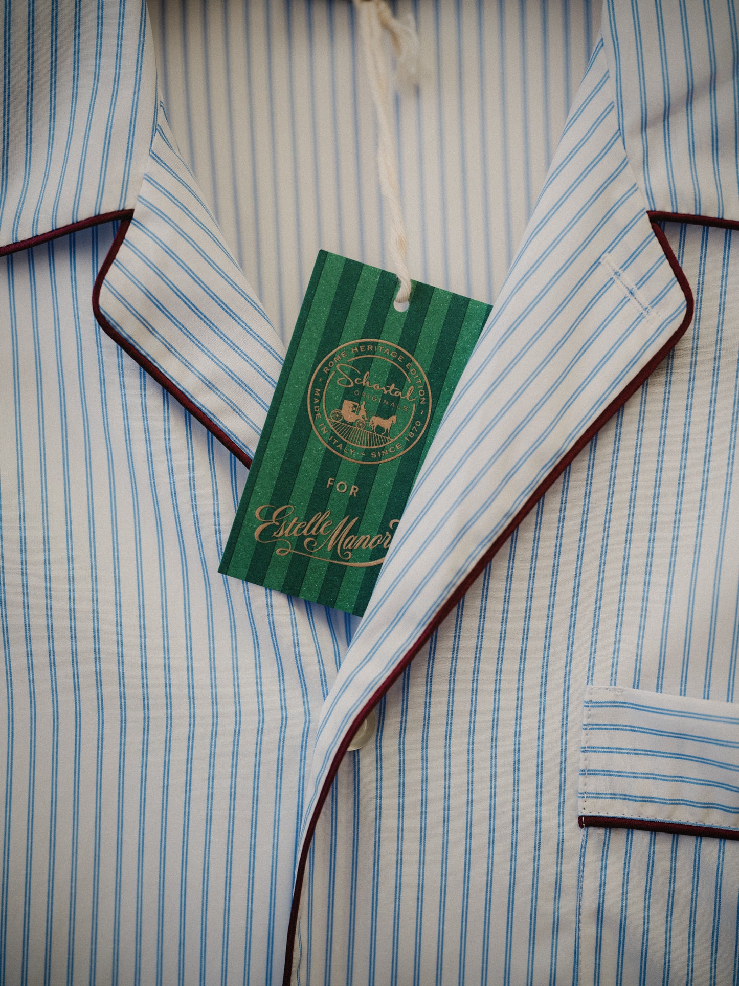 Sky Blue Stripe Pyjamas