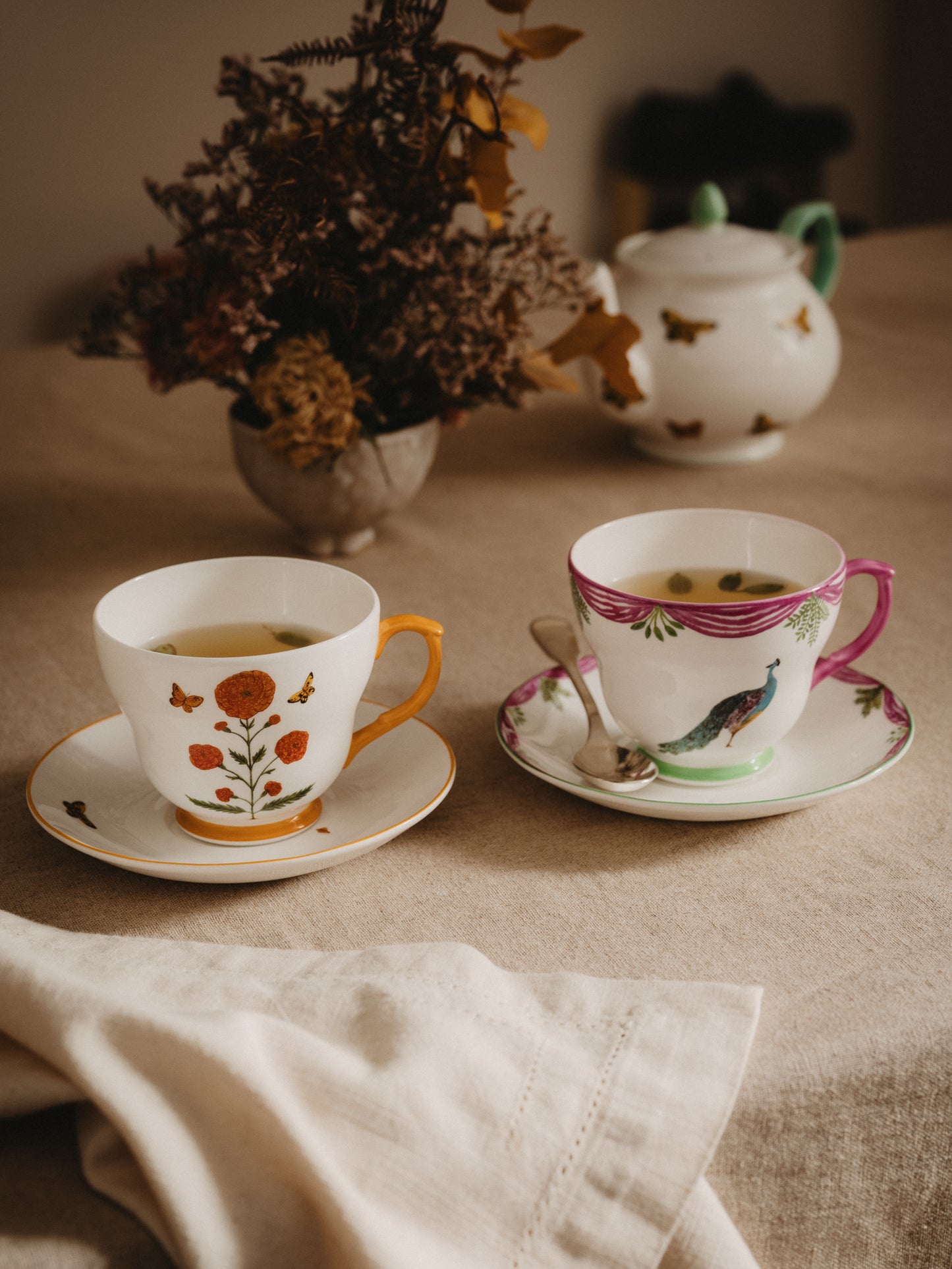 Raj Coffee Cup and Saucer- Set of 2