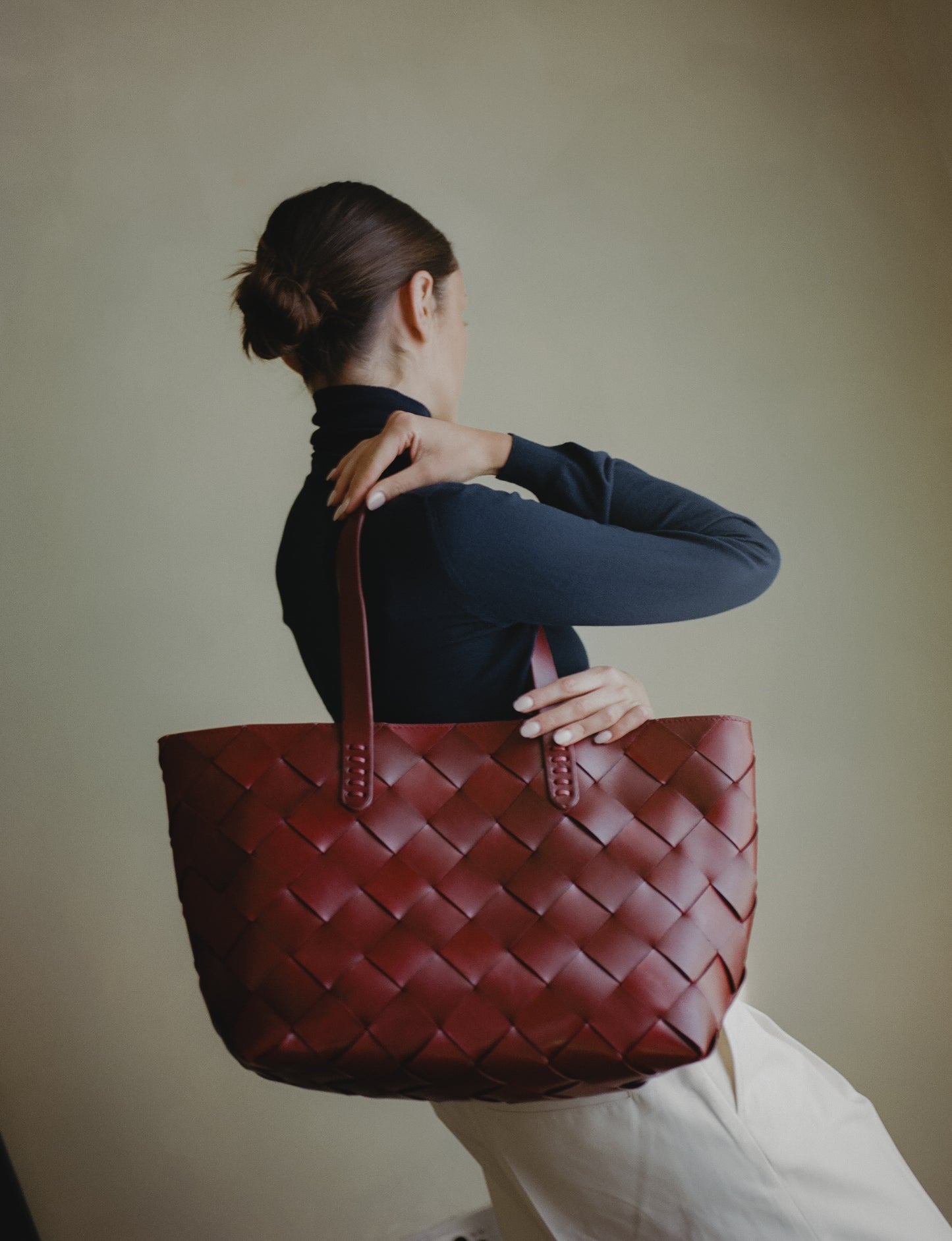 Dragon Diffusion x The Muse Diagonal Basket Tote