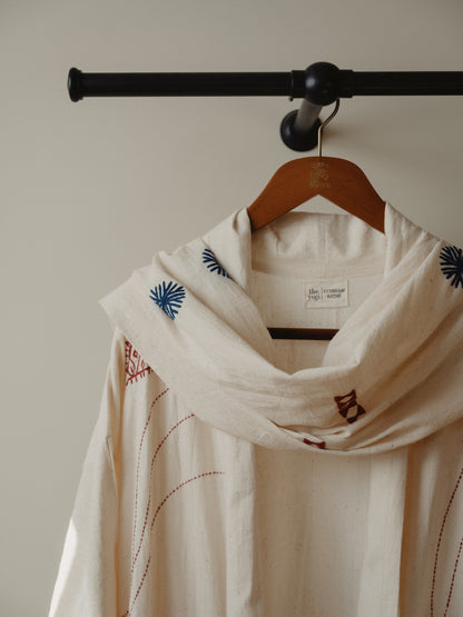 The Yogi x Eynsham Baths Wheel Scarf