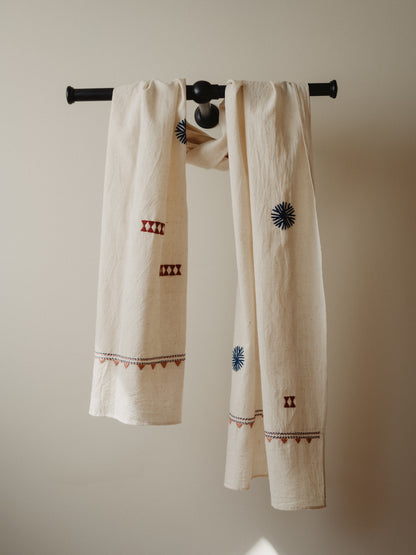 The Yogi x Eynsham Baths Wheel Scarf
