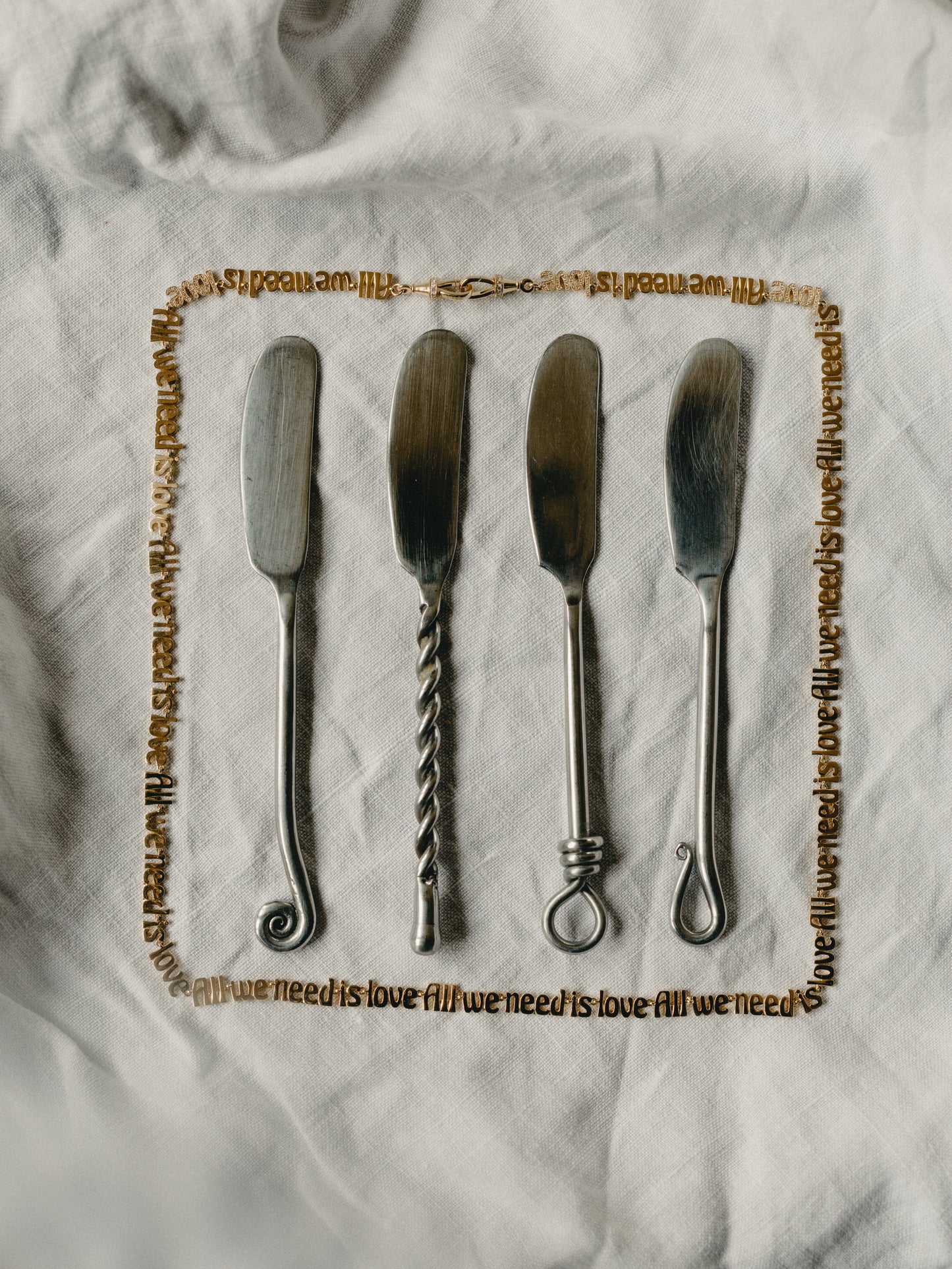 All We Need Is Love Chain Necklace