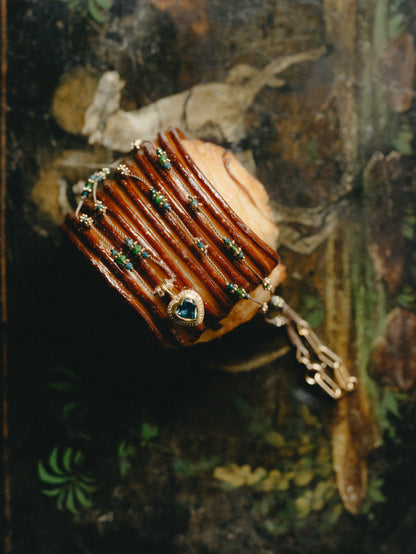 Gini P Grandidierite and Diopside Necklace