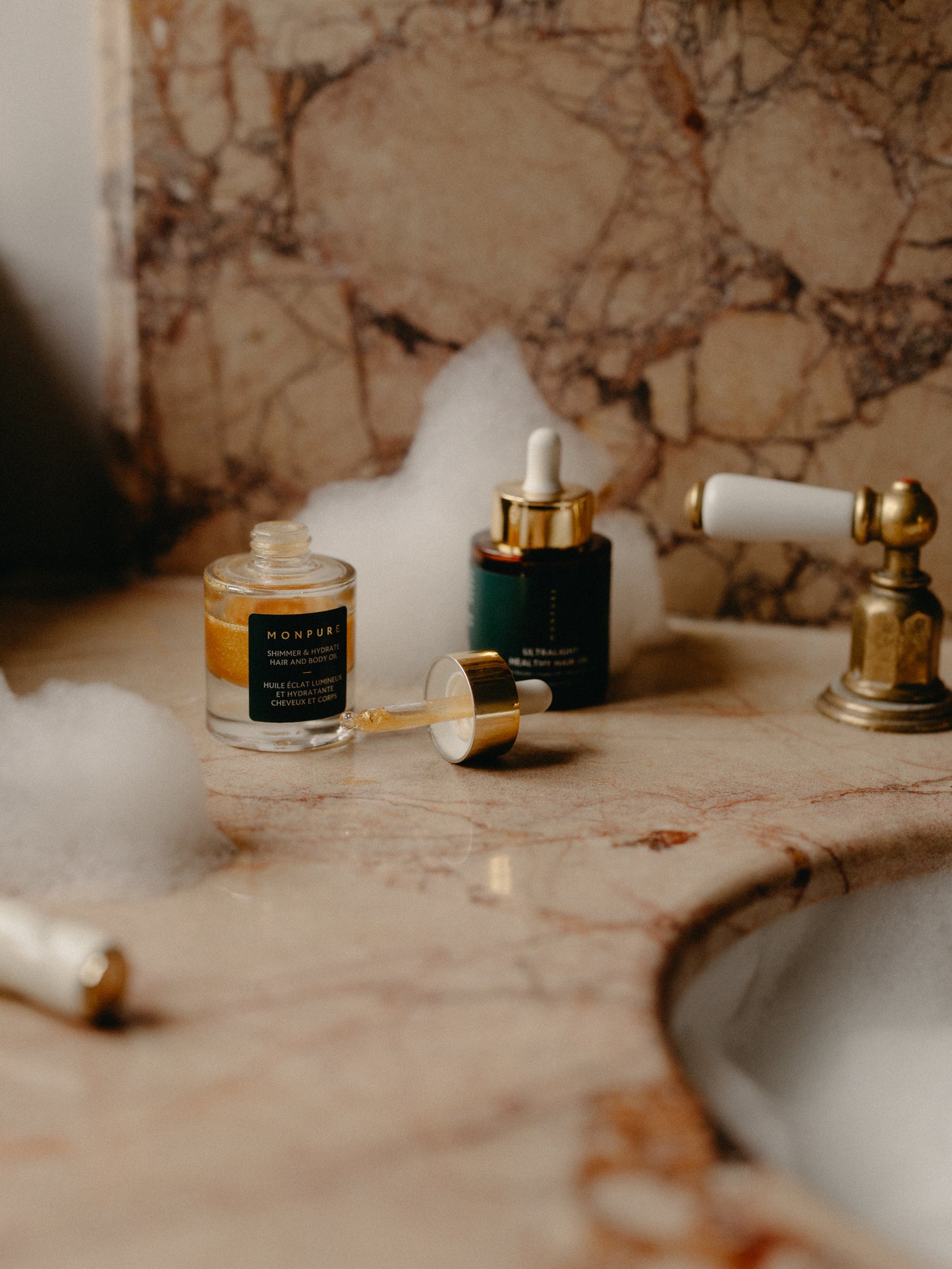 Shimmer and Hydrate Hair and Body Oil