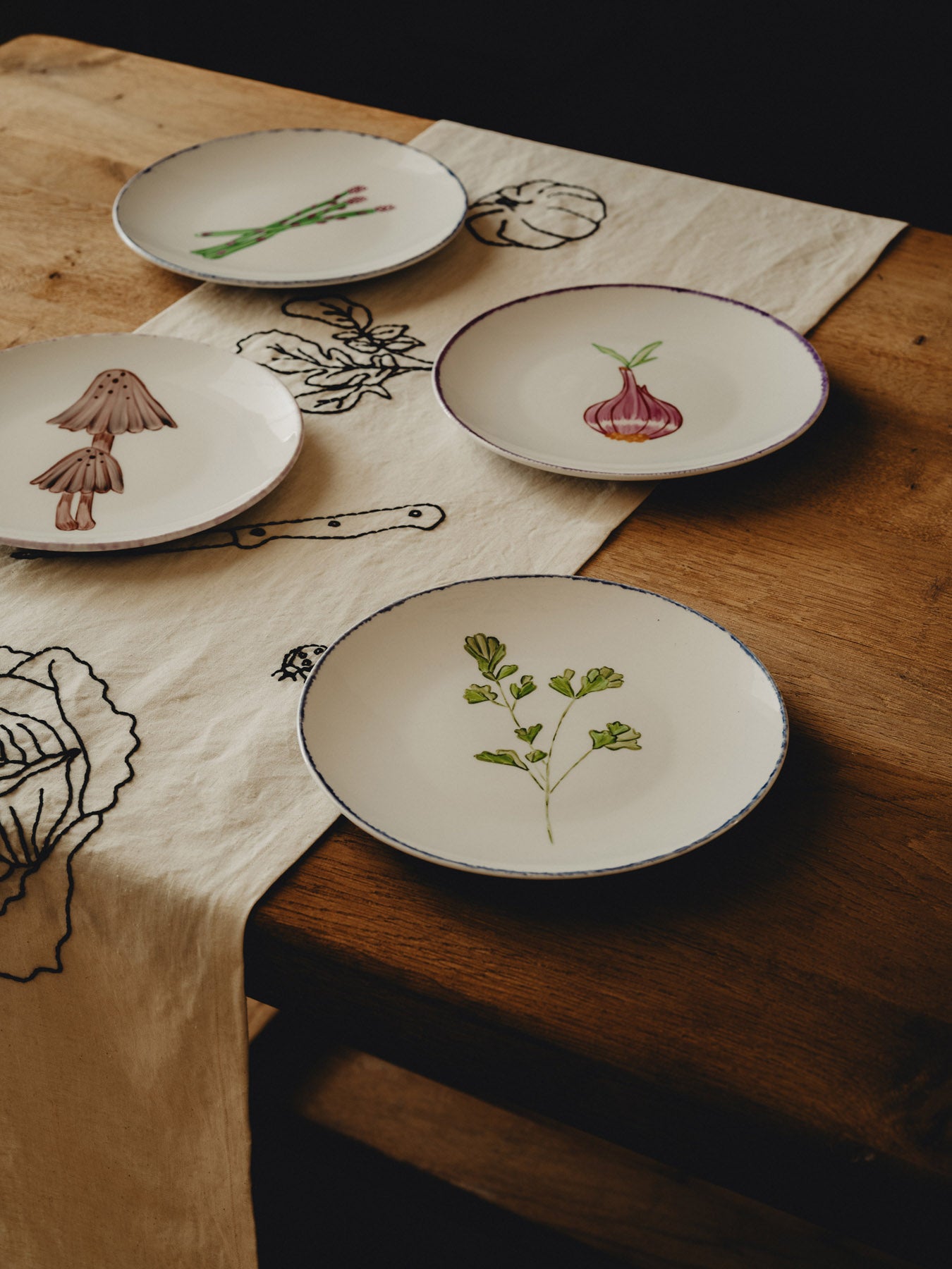 The Platera Garden Dining Plates – Set of 4