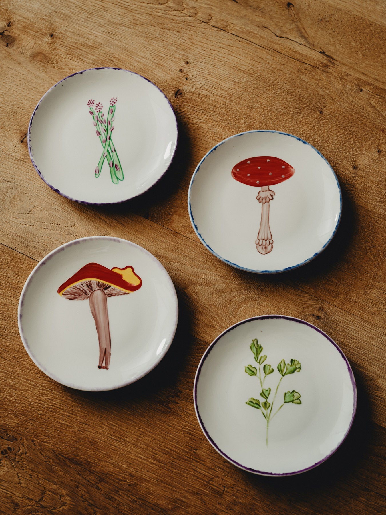 The Platera Garden Side Plates – Set of 4